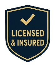 Licensed and Insured logo.