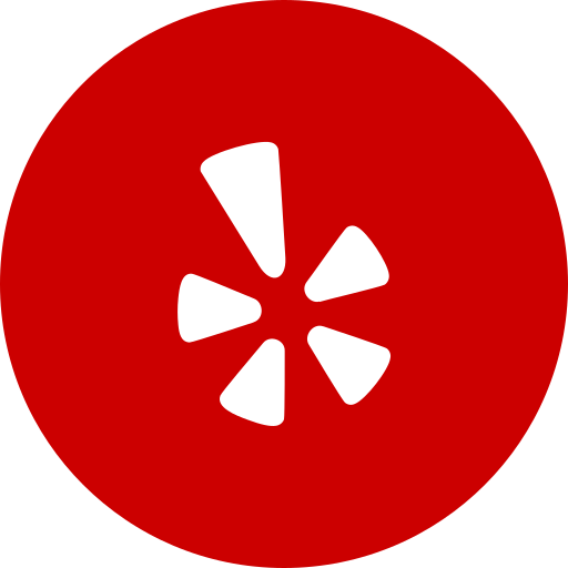 Yelp logo.